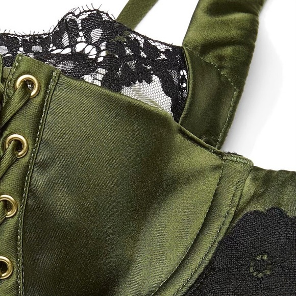 ATELIER x Victoria's Secret 32C Woodland Green Balconette Bra - Picture 2 of 5